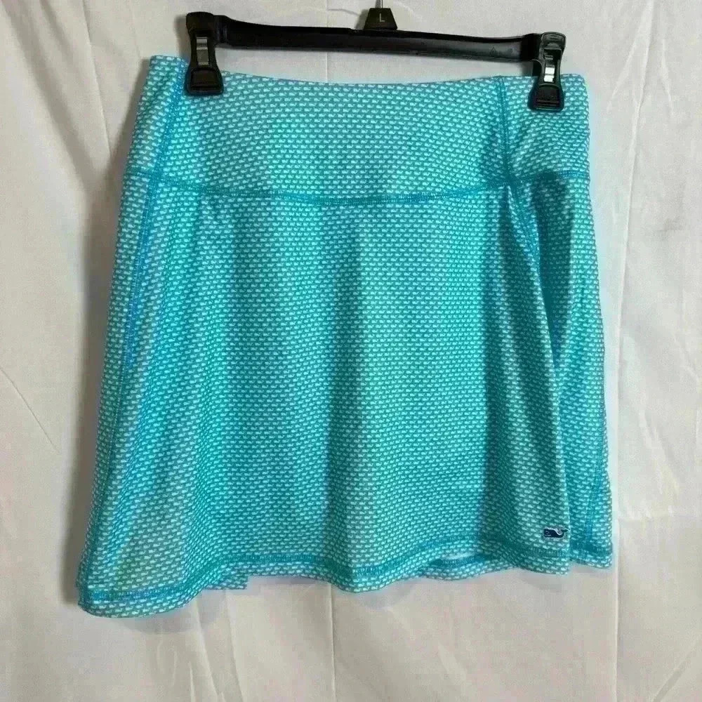 NWT Vineyard Vines Performance Golf Tennis Skort - XS (Bora Blue)
